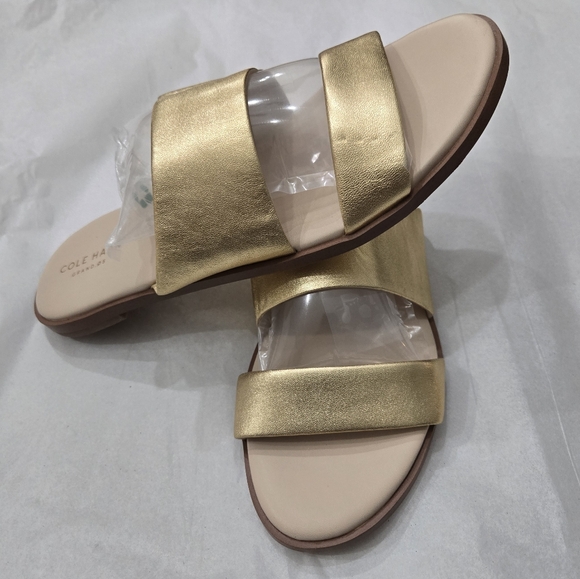 Cole Haan flat slip-on sandals SZ 8.5 - Picture 8 of 10